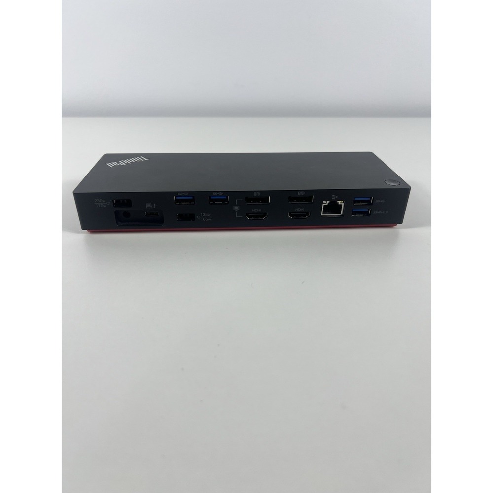 Lenovo ThinkPad Thunderbolt 3 Dock Gen 2 DK1841 HDMI DP USB-C RJ-45 - Picture 3 of 9